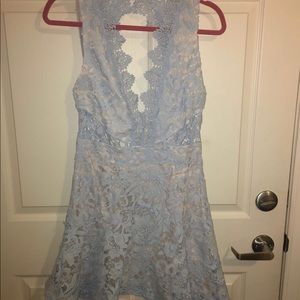 Shein Blue Lace Dress